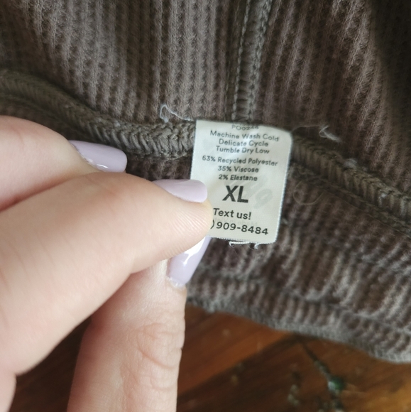 PARADE SLEEP WAFFLE SHORTS, BROWN, SIZE XL - Picture 2 of 5